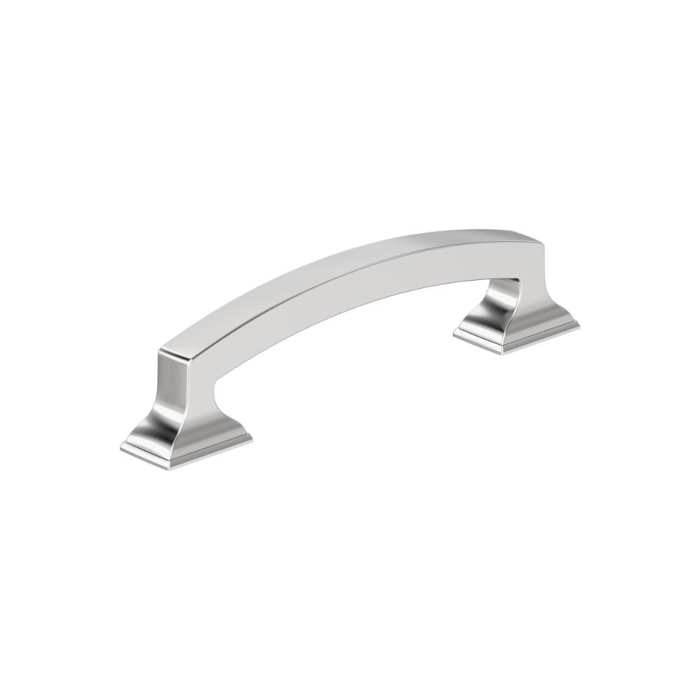 Amerock BP3712126 Incisive 3-3/4 inch (96mm) Center-to-Center Polished Chrome Cabinet Pull
