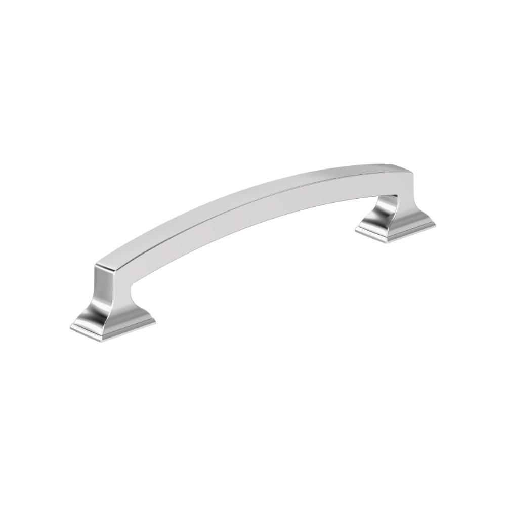 Amerock BP3712226 Incisive 5-1/16 inch (128mm) Center-to-Center Polished Chrome Cabinet Pull