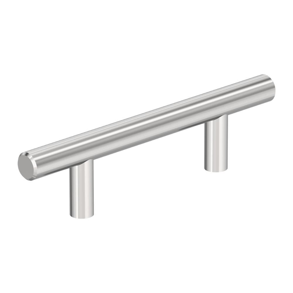 Amerock BP3724026 Bar Pulls Hollow 3 inch (76mm) Center-to-Center Polished Chrome Cabinet Pull