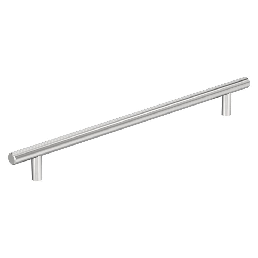 Amerock BP3724626 Bar Pulls Hollow 10-1/16 inch (256mm) Center-to-Center Polished Chrome Cabinet Pull