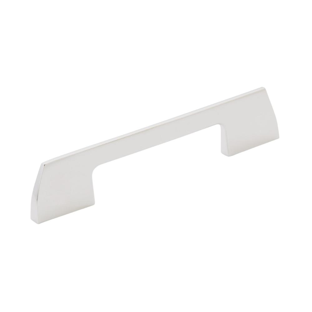 Amerock BP3730026 Angle 3-3/4 inch (96mm) Center-to-Center Polished Chrome Cabinet Pull
