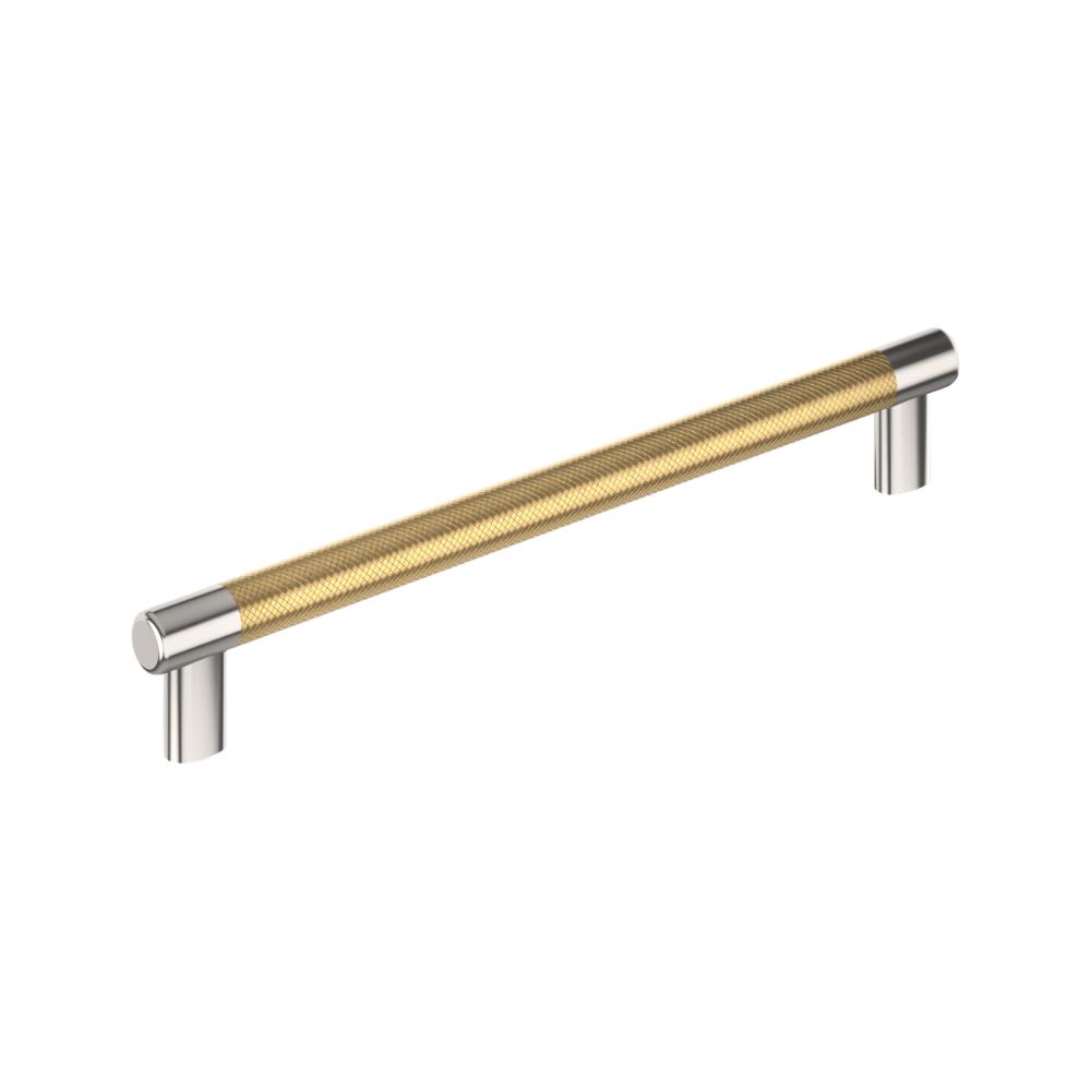 Amerock BP54040PNCZ Esquire 12 inch (305mm) Center-to-Center Polished Nickel/Champagne Bronze Appliance Pull