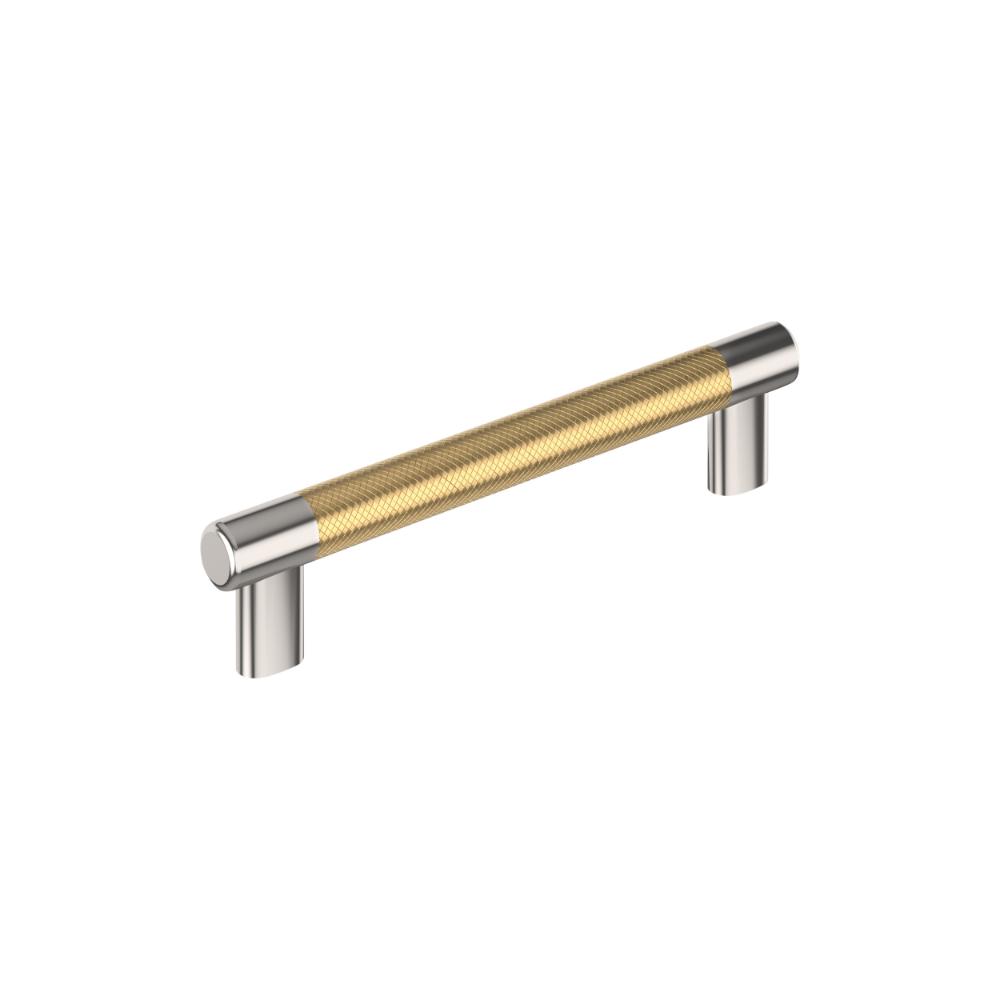 Amerock BP36559PNCZ Esquire 6-5/16 inch (160mm) Center-to-Center Polished Nickel/Champagne Bronze Cabinet Pull