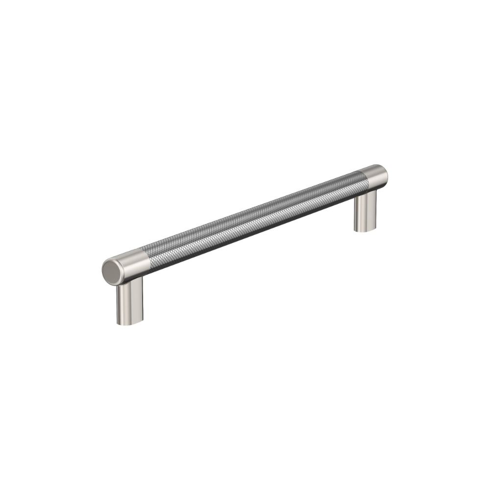 Amerock BP54040PNSS Esquire 12 inch (305mm) Center-to-Center Polished Nickel/Stainless Steel Appliance Pull