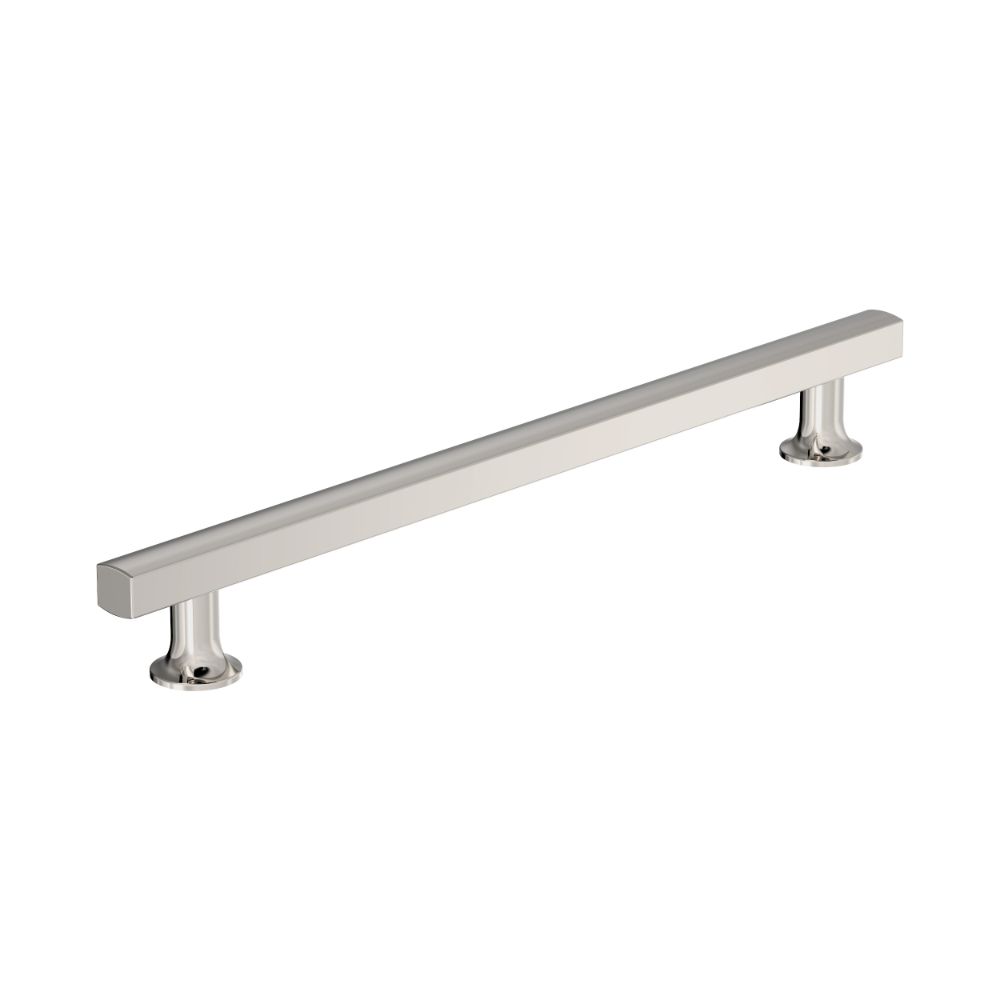 Amerock BP37110PN Everett 12 in (305 mm) Center-to-Center Polished Nickel Cabinet Appliance Pull