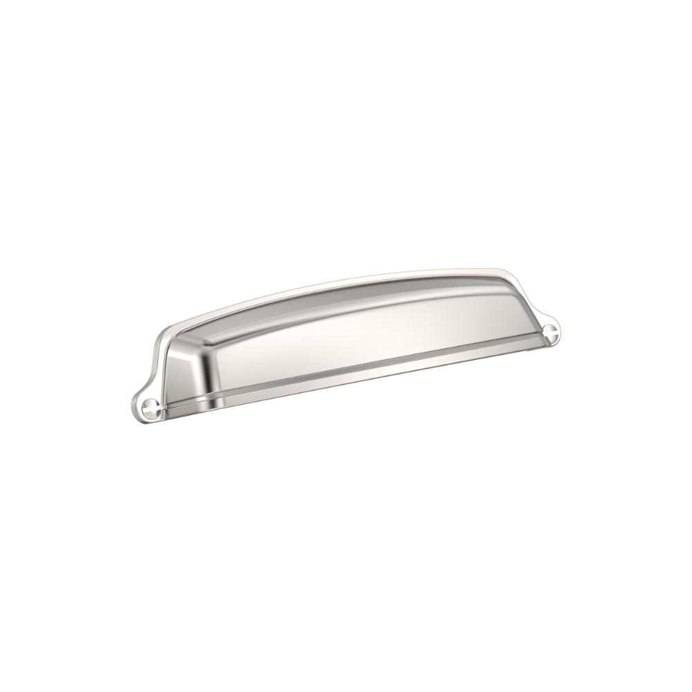 Amerock BP22439PN Stature 5-1/16 inch (128mm) Center-to-Center Polished Nickel Cabinet Cup Pull