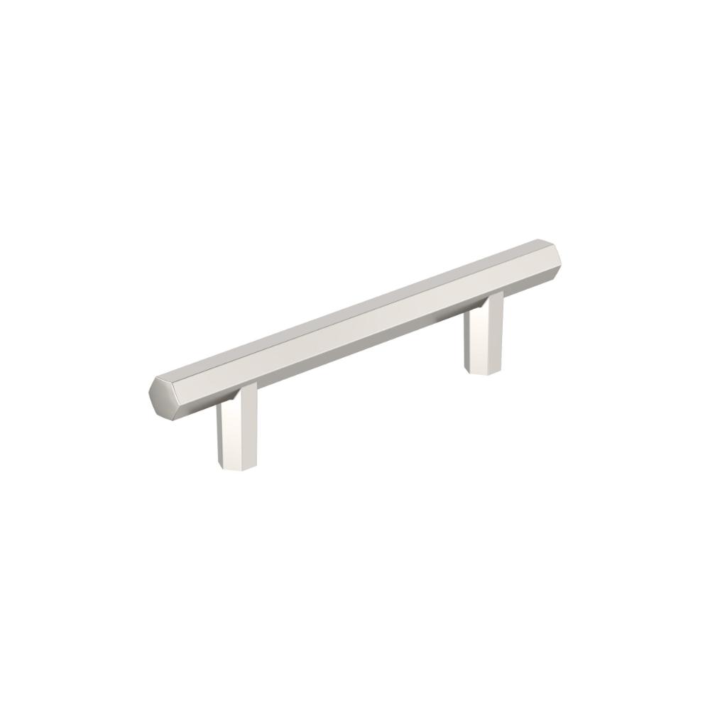 Amerock BP36873PN Caliber 3-3/4 inch (96mm) Center-to-Center Polished Nickel Cabinet Pull