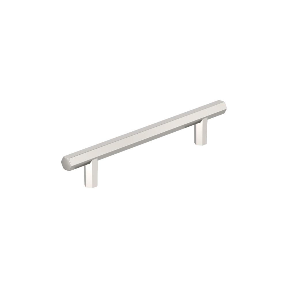Amerock BP36874PN Caliber 5-1/16 inch (128mm) Center-to-Center Polished Nickel Cabinet Pull