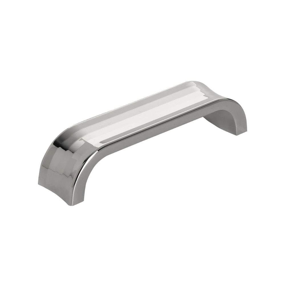 Amerock BP36812PN Concentric 3-3/4 inch (96mm) Center-to-Center Polished Nickel Cabinet Pull