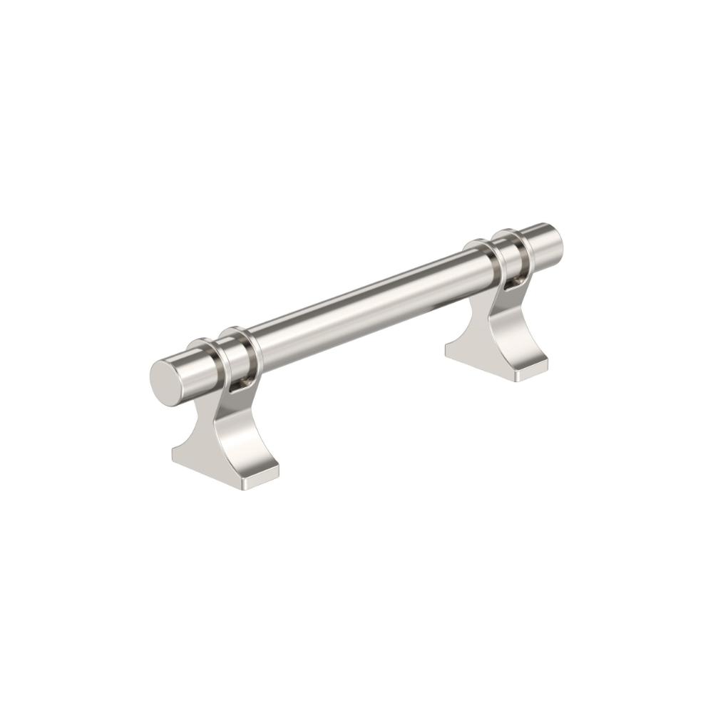 Amerock BP36605PN Davenport 3-3/4 inch (96mm) Center-to-Center Polished Nickel Cabinet Pull