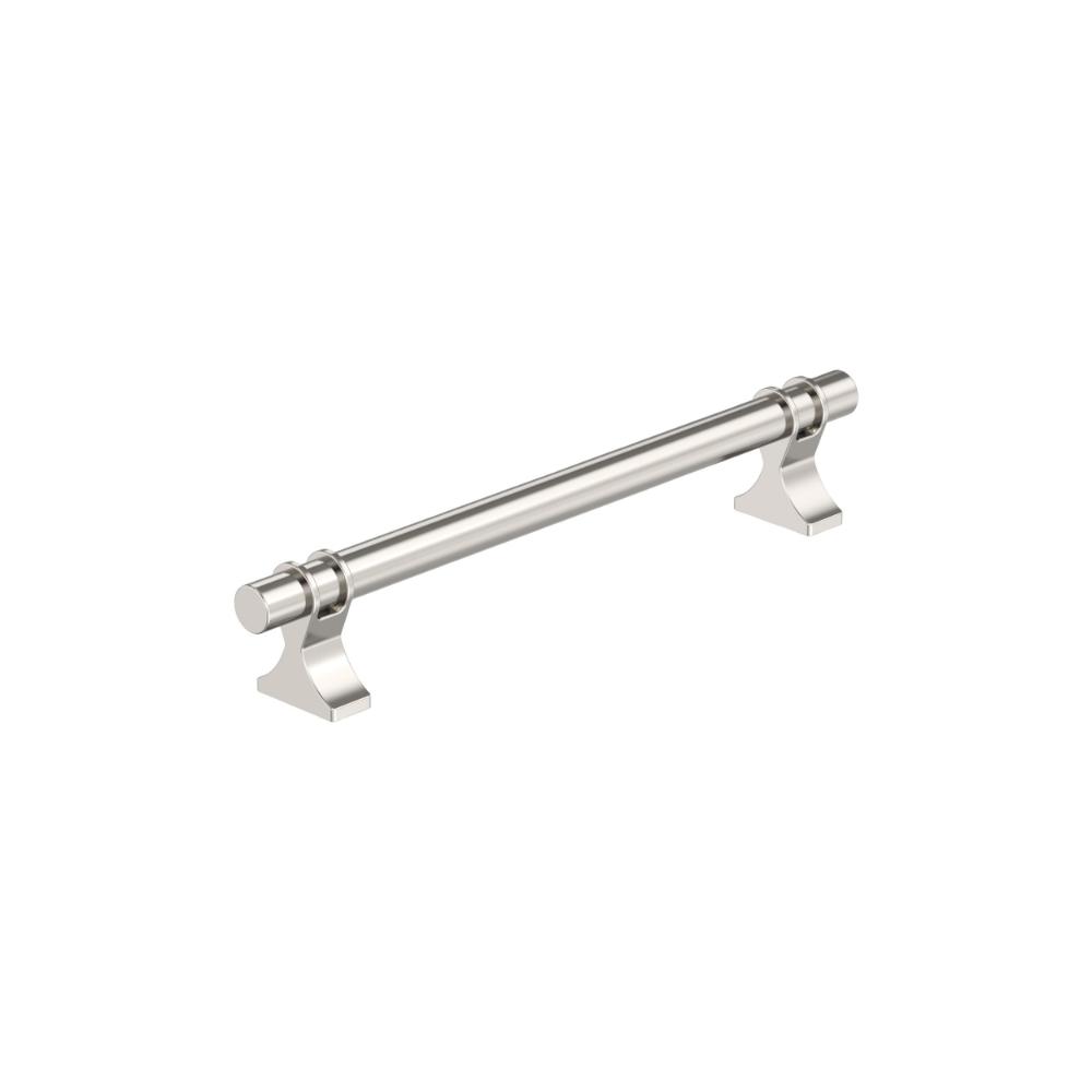 Amerock BP36607PN Davenport 6-5/16 inch (160mm) Center-to-Center Polished Nickel Cabinet Pull