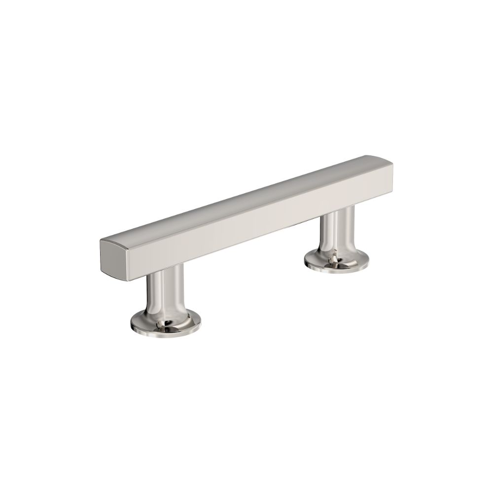 Amerock BP37103PN Everett 3 inch (76mm) Center-to-Center Polished Nickel Cabinet Pull