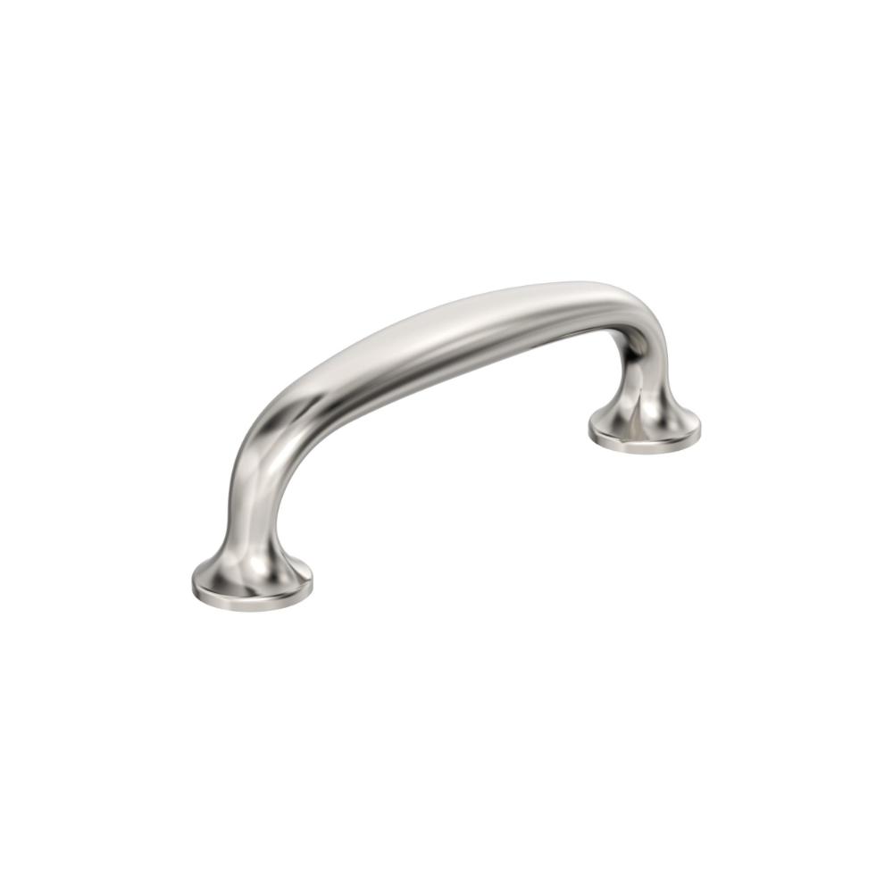 Amerock BP37395PN Renown 3 inch (76mm) Center-to-Center Polished Nickel Cabinet Pull