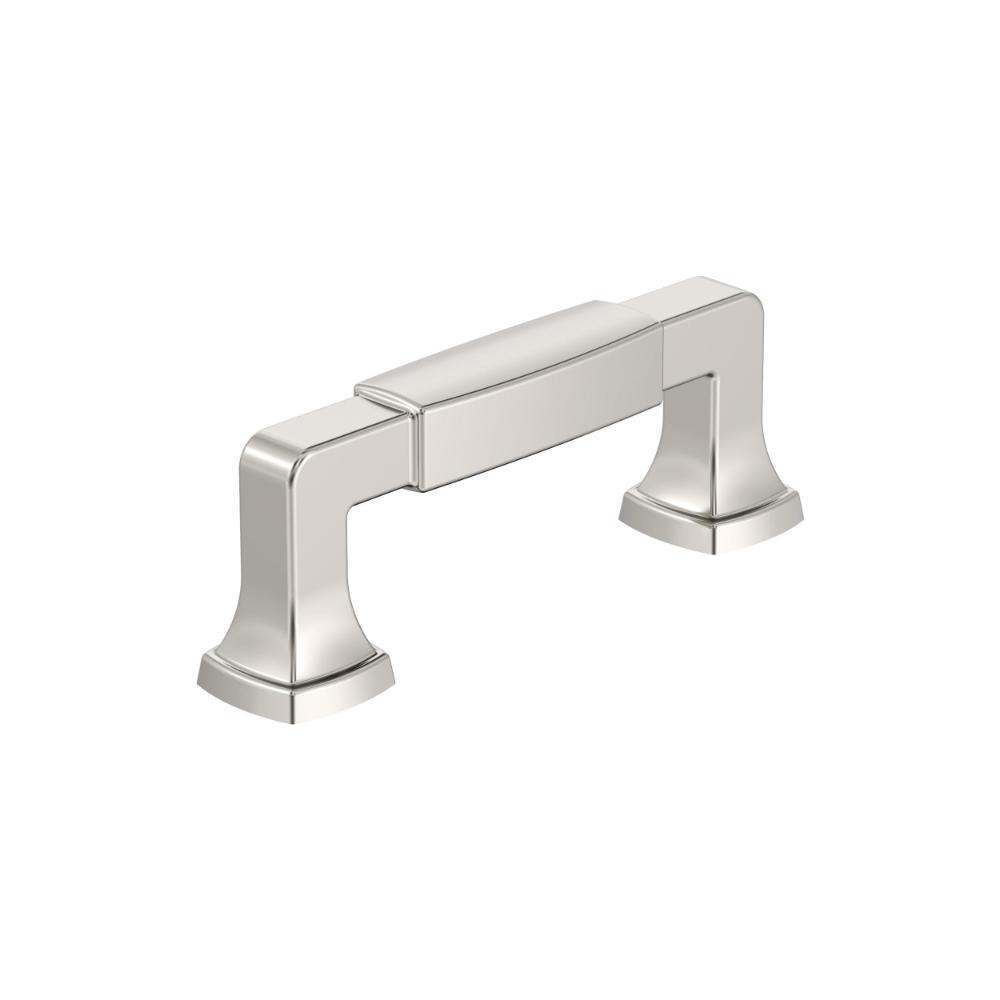 Amerock BP36891PN Stature 3 inch (76mm) Center-to-Center Polished Nickel Cabinet Pull