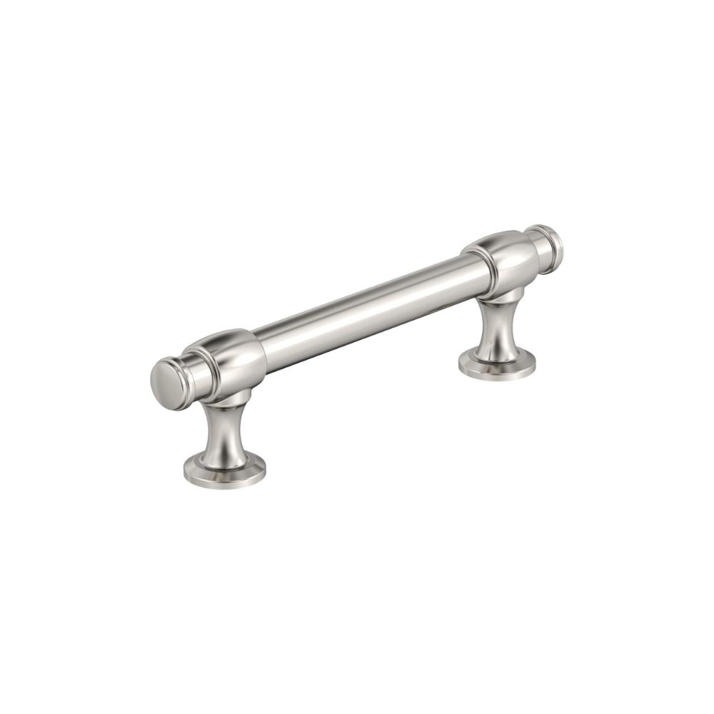 Amerock BP36766PN Winsome 3-3/4 inch (96mm) Center-to-Center Polished Nickel Cabinet Pull