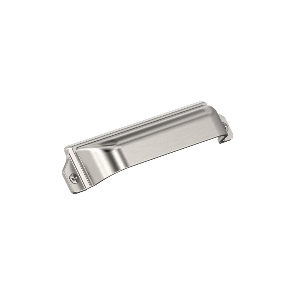 Amerock BP37180G10 Haven 3 inch or 3-3/4 inch (76mm or 96mm) Center-to-Center Satin Nickel Cabinet Cup Pull