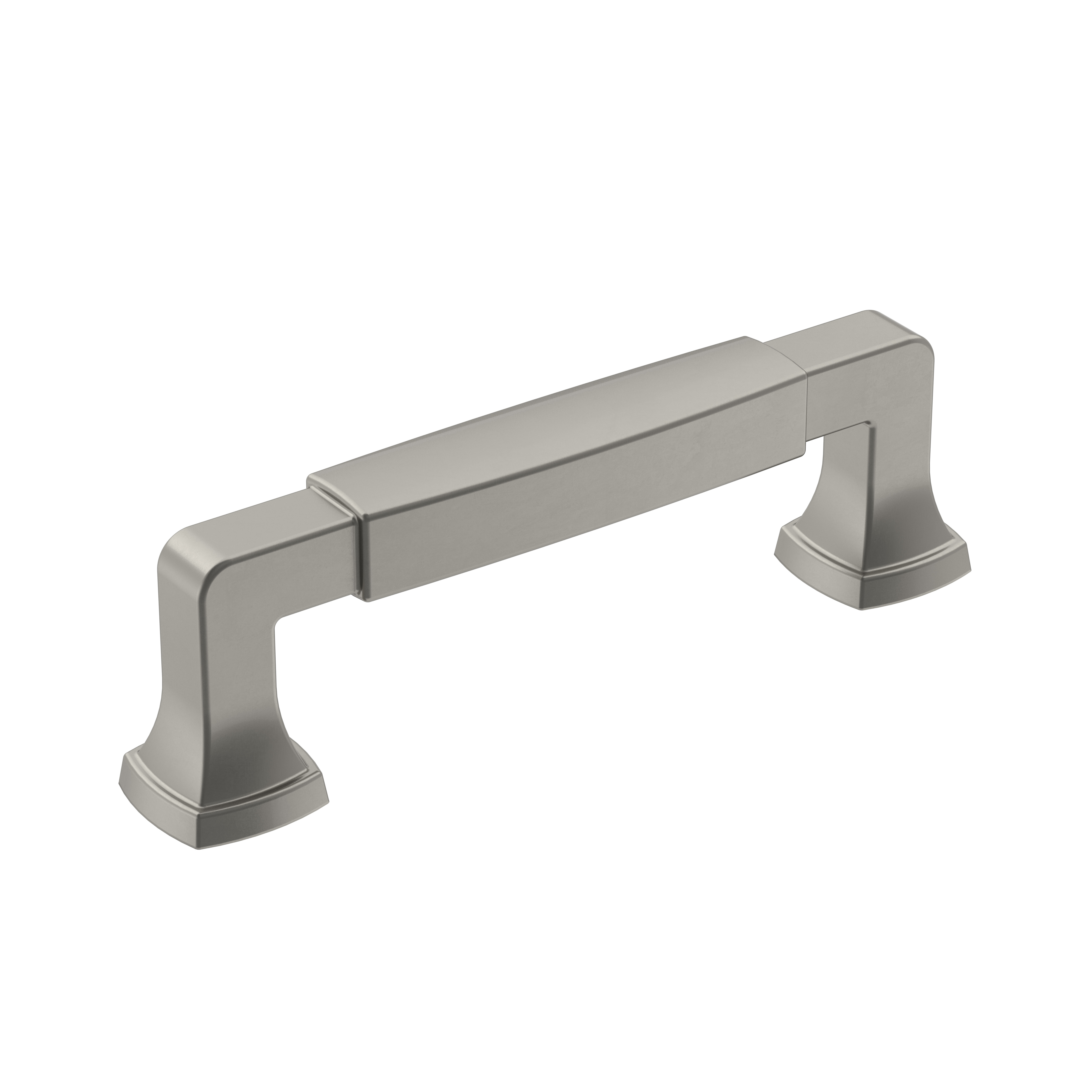 Allison by Amerock BP36887G10 Stature 3-3/4 in (96 mm) Center-to-Center Satin Nickel Cabinet Pull