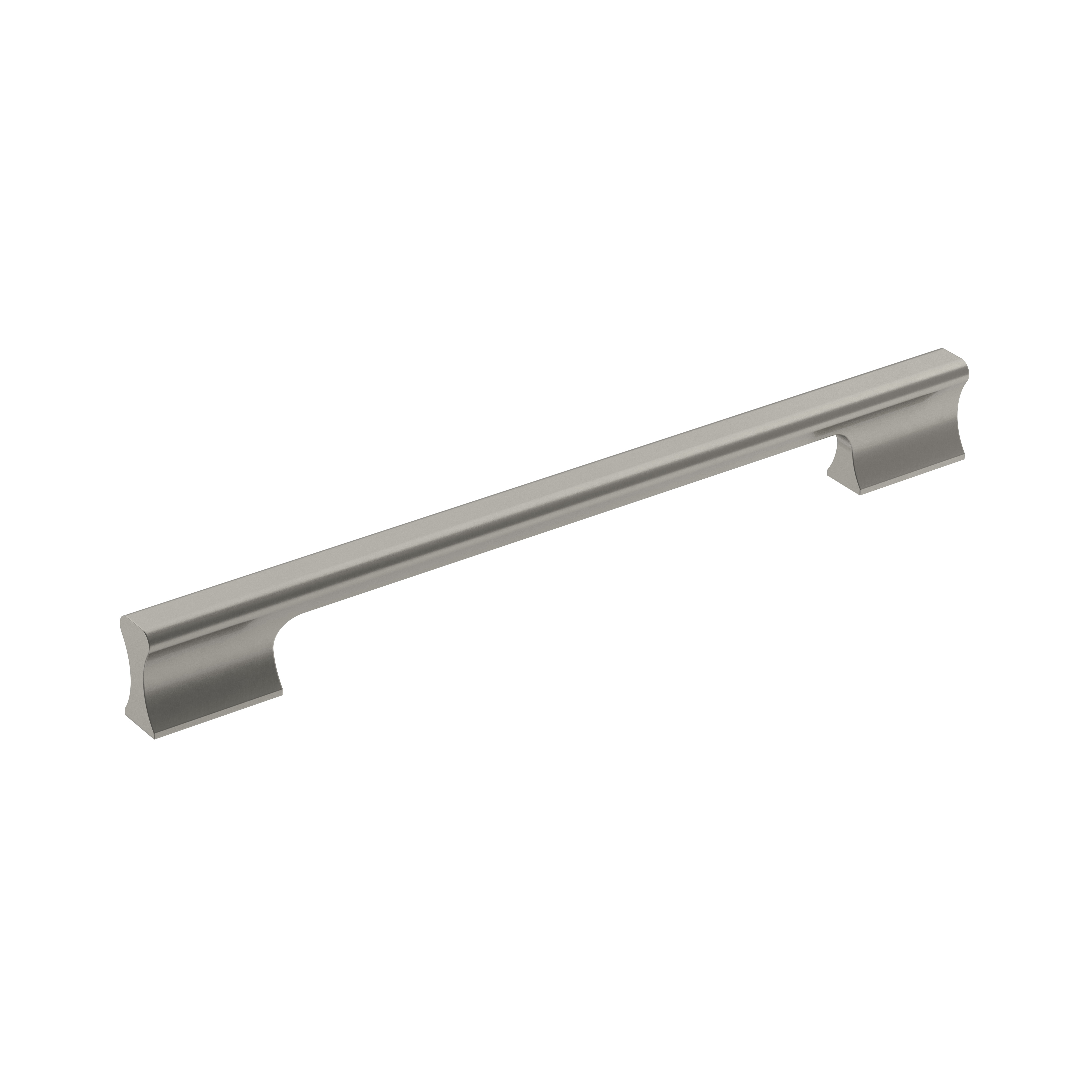 Allison by Amerock BP36840G10 Status 8-13/16 in (224 mm) Center-to-Center Satin Nickel Cabinet Pull