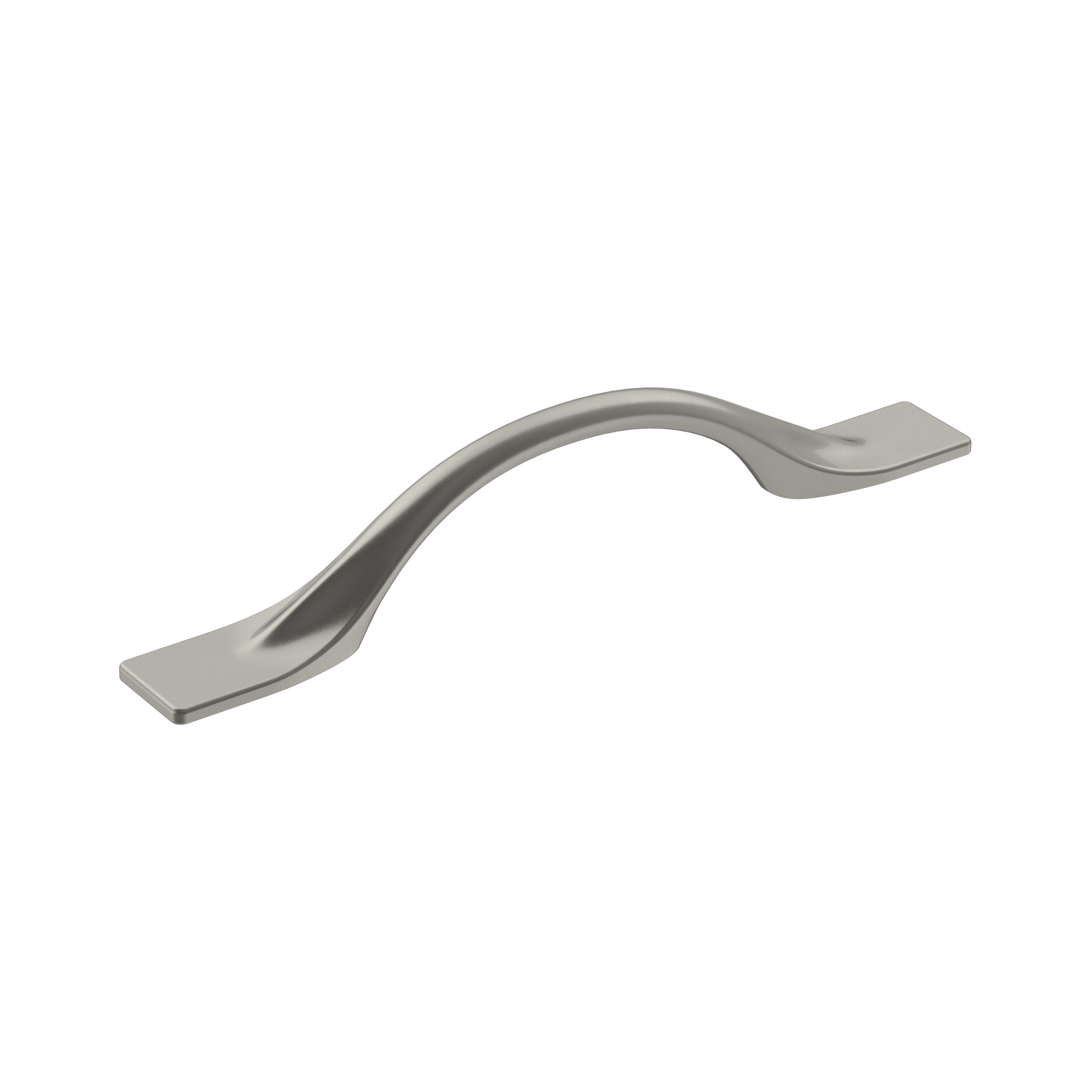 Allison by Amerock BP36917G10 Uprise 3-3/4 in (96 mm) Center-to-Center Satin Nickel Cabinet Pull
