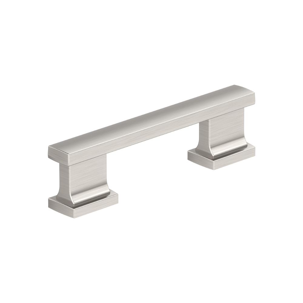 Amerock BP37090G10 Triomphe 3 inch (76mm) Center-to-Center Satin Nickel Cabinet Pull