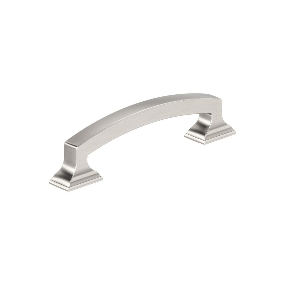 Amerock BP37121G10 Incisive 3-3/4 inch (96mm) Center-to-Center Satin Nickel Cabinet Pull