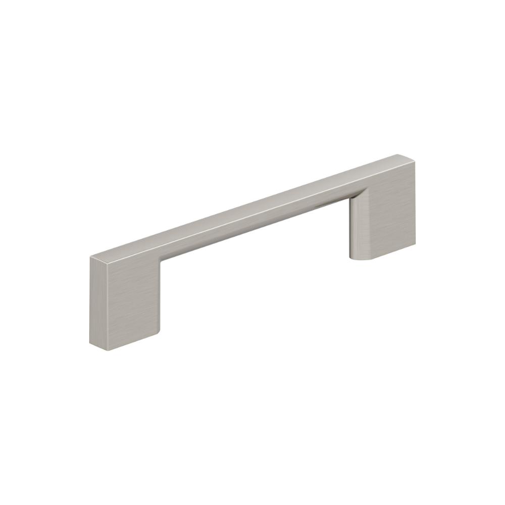 Amerock BP37131G10 Cityscape 3-3/4 inch (96mm) Center-to-Center Satin Nickel Cabinet Pull