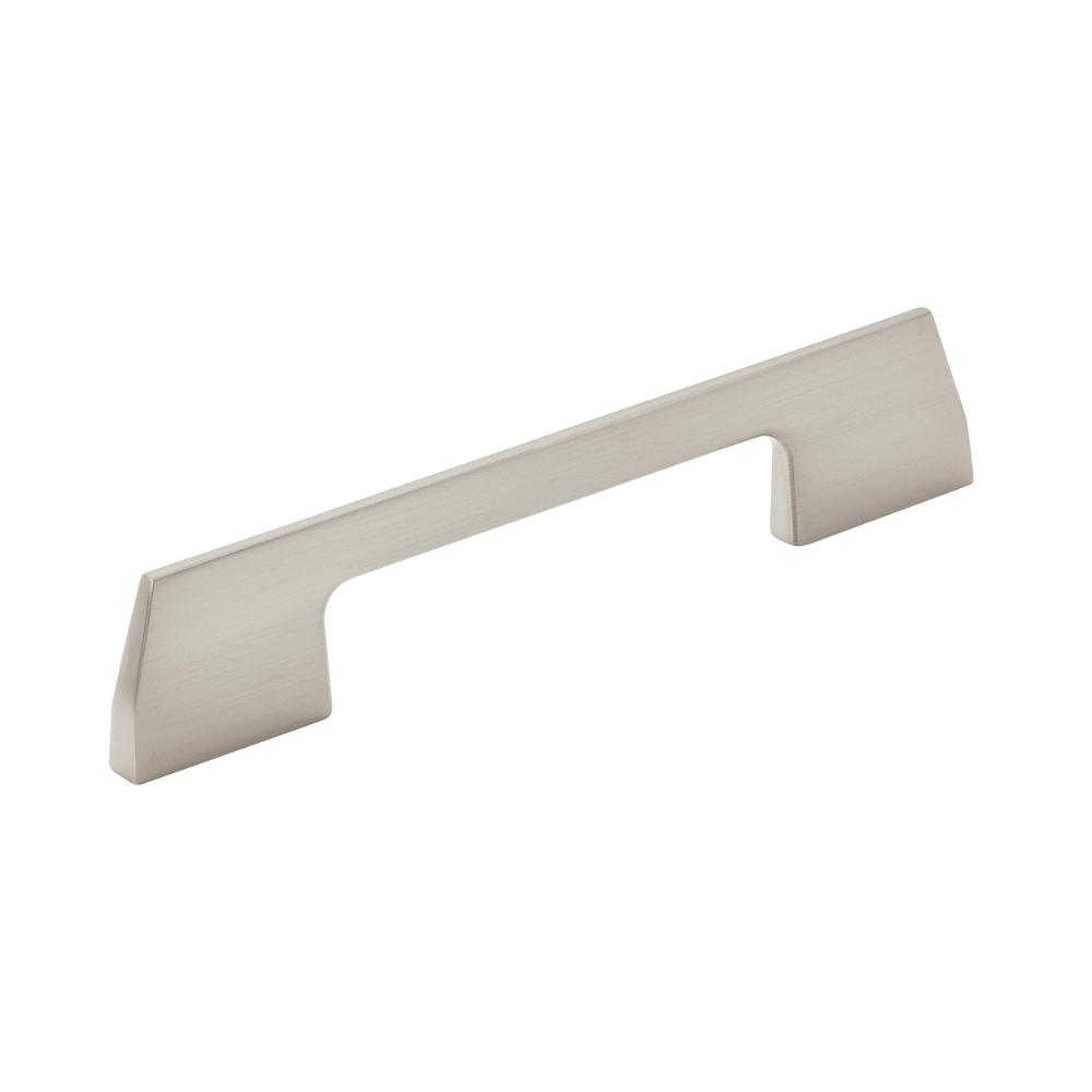 Amerock BP37300G10 Angle 3-3/4 inch (96mm) Center-to-Center Satin Nickel Cabinet Pull