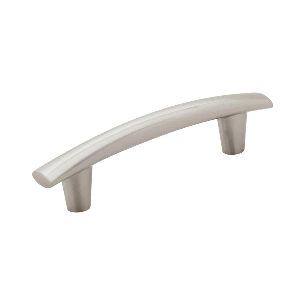 Amerock BP37310G10 Willow 3-3/4 inch (96mm) Center-to-Center Satin Nickel Cabinet Pull