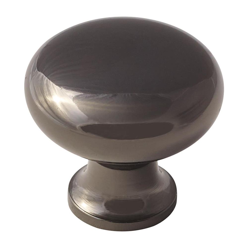 Amerock BP853BN The Anniversary Collection 1-3/16 in (30 mm) DIA Cabinet Knob - Black Nickel