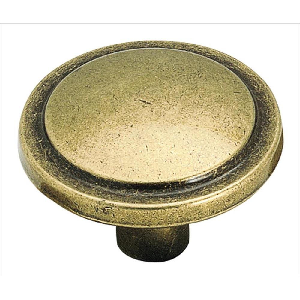 Amerock BP3443BB Allison Value 1-1/4 in (32 mm) DIA Cabinet Knob - Burnished Brass