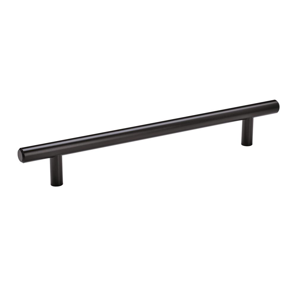 Amerock 10BX1178FB Bar Pulls 7 in (178 mm) Center-to-Center Flat Black Cabinet Pull - 10 Pack