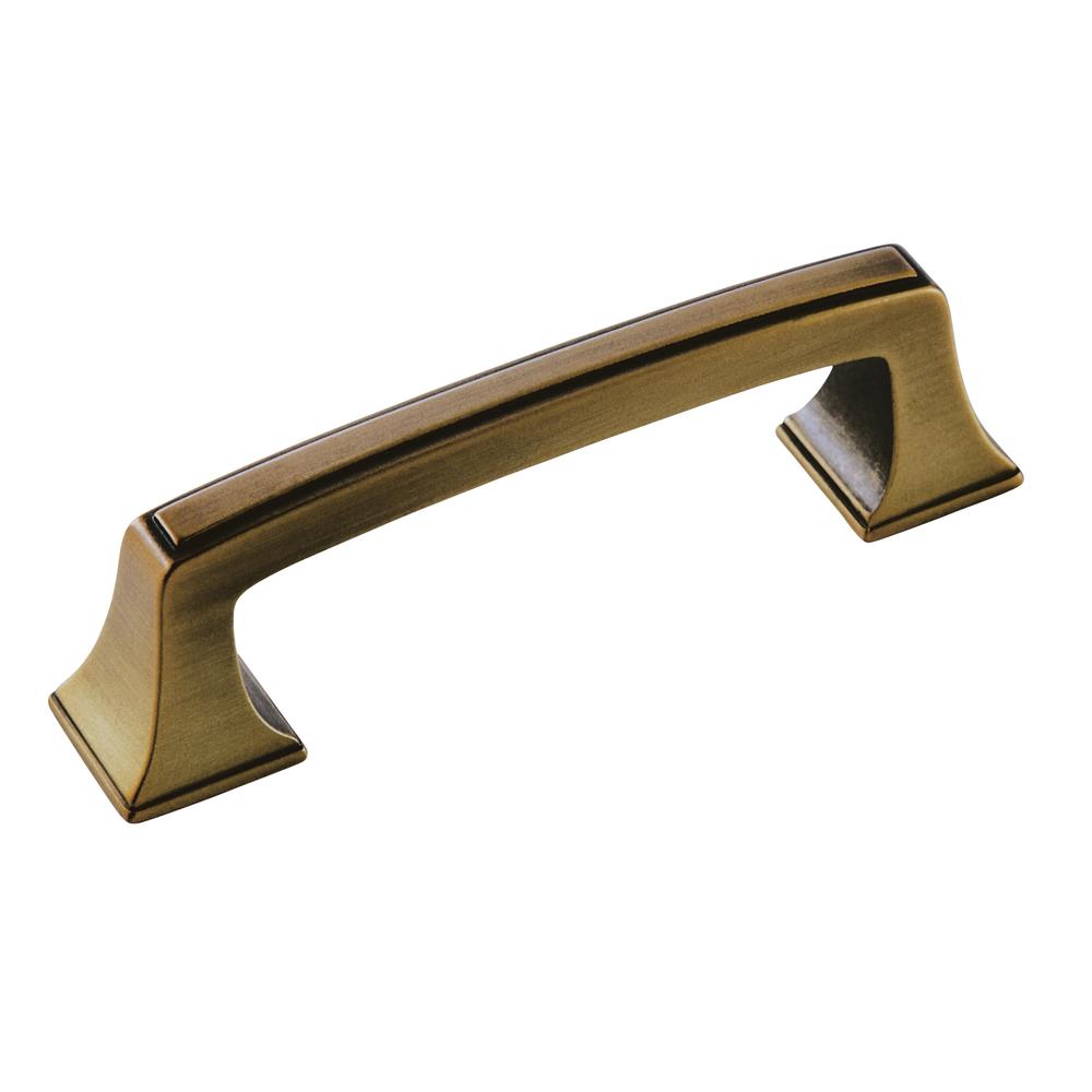 Amerock BP53030GB Mulholland 3 in (76 mm) Center Cabinet Pull - Gilded Bronze