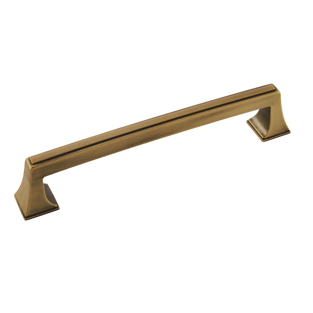 Amerock BP53530GB Mulholland 6-5/16 in (160 mm) Center Cabinet Pull - Gilded Bronze