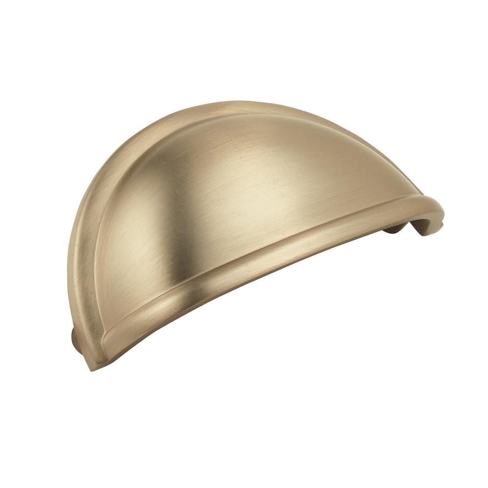 Amerock BP53010BBZ Cup Pulls Cup Pull 3in(76mm) Between Hole Centers,  Golden Champagne