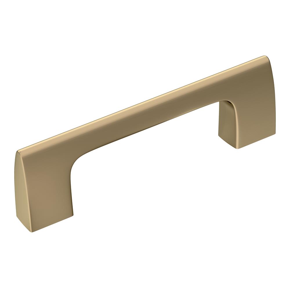 Amerock BP55364BBZ Riva 3 in (76 mm) Center-to-Center Golden Champagne Cabinet Pull