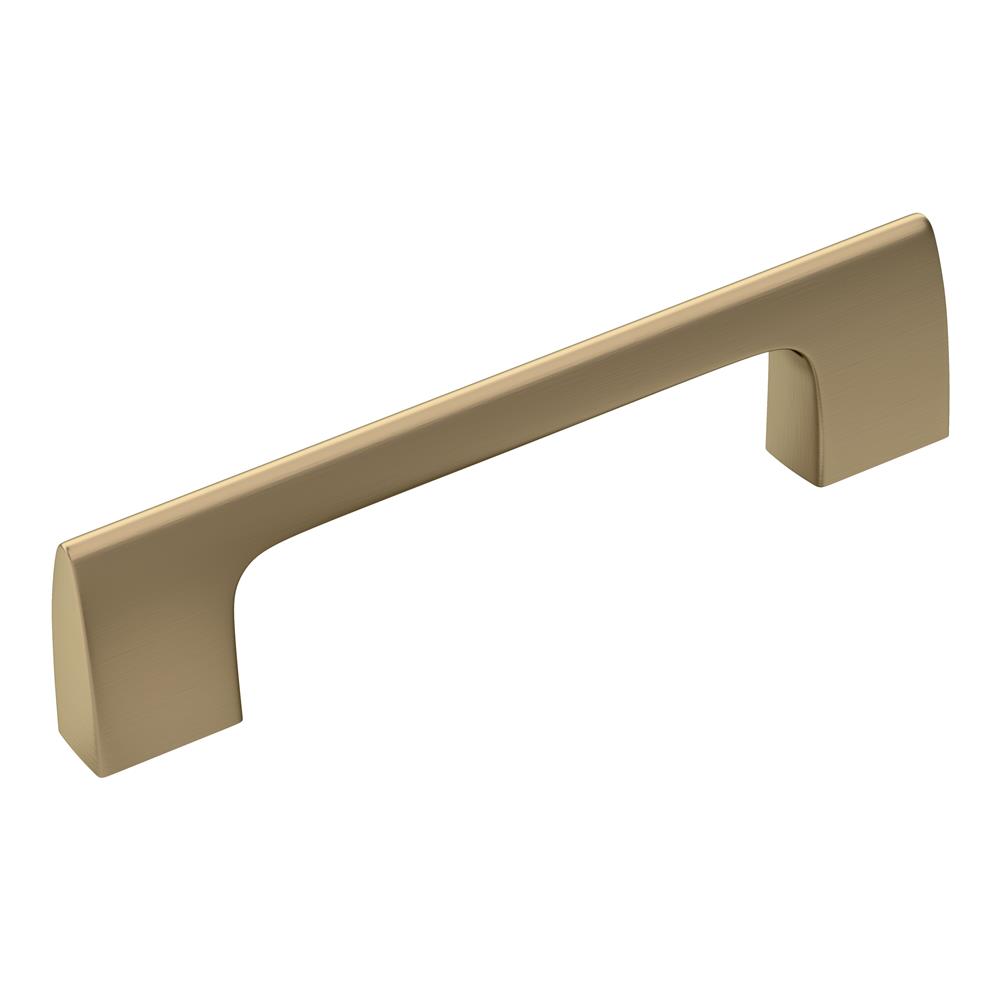 Amerock BP55365BBZ Riva 3-3/4 in (96 mm) Center-to-Center Golden Champagne Cabinet Pull
