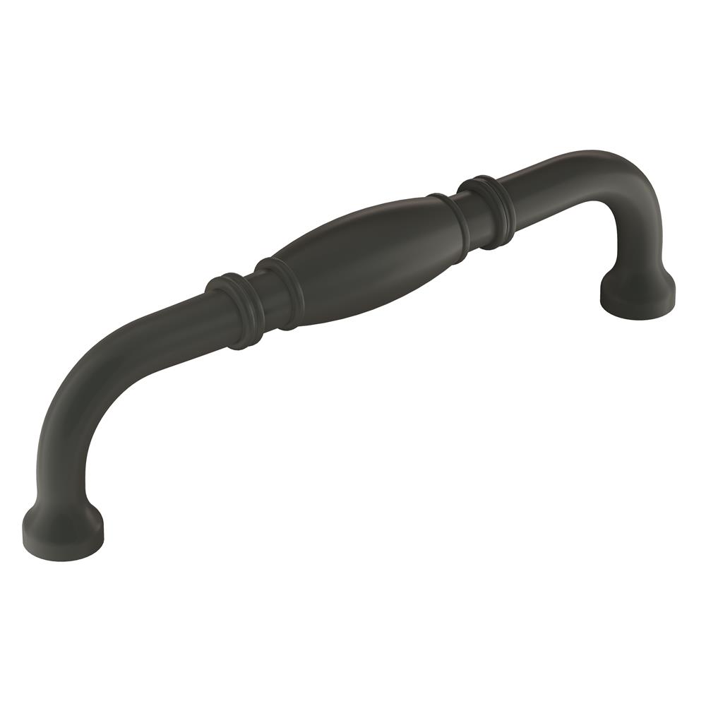 Allison by Amerock BP55244FB Granby 5-1/16 in (128 mm) Center-to-Center Matte Black Cabinet Pull