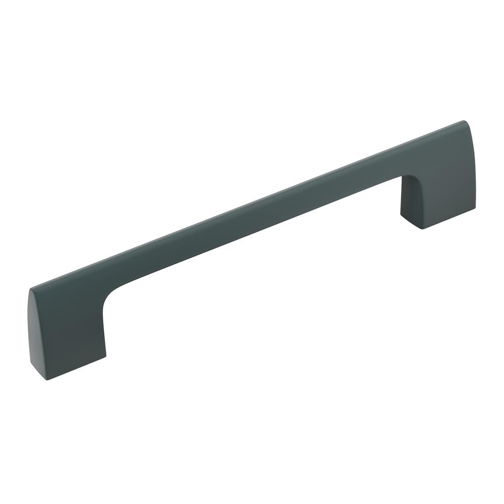 Amerock BP55367MB Riva 5-1/16 in (128 mm) Center-to-Center Matte Black Cabinet Pull
