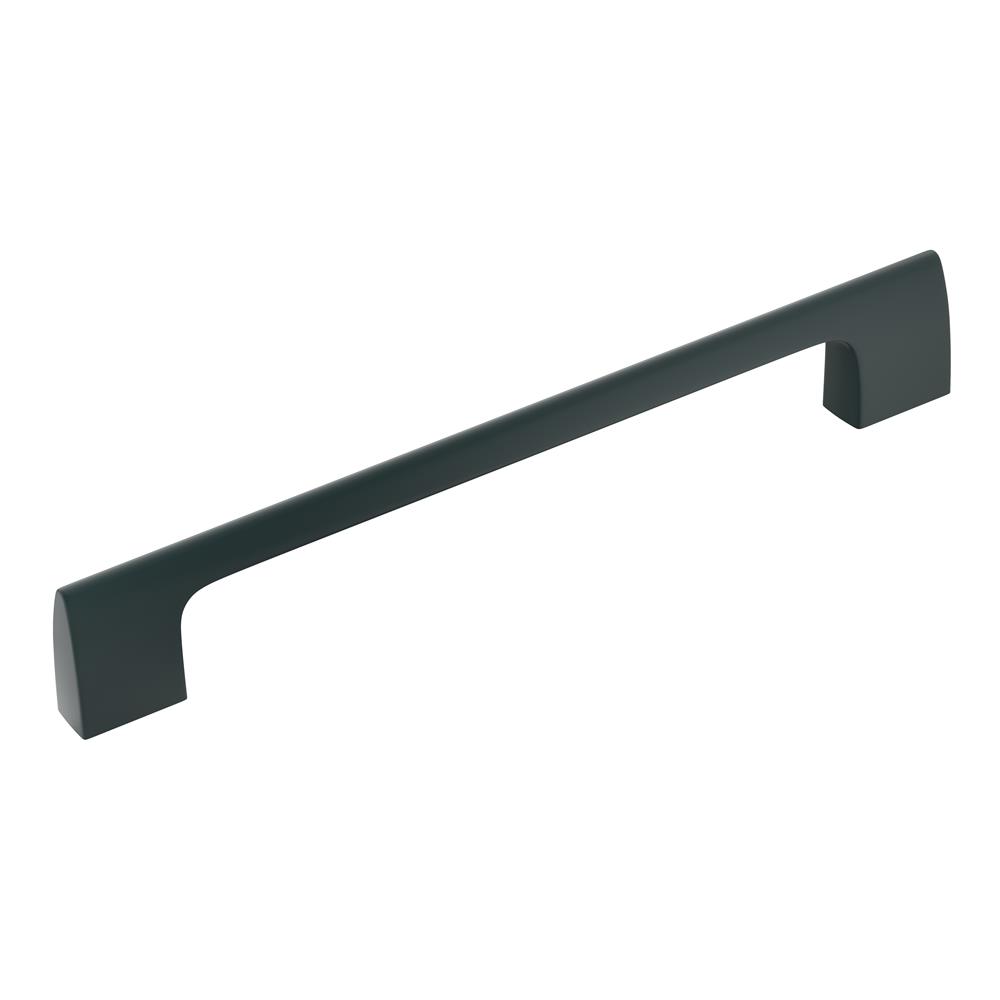 Amerock BP55368MB Riva 6-5/16 in (160 mm) Center-to-Center Matte Black Cabinet Pull