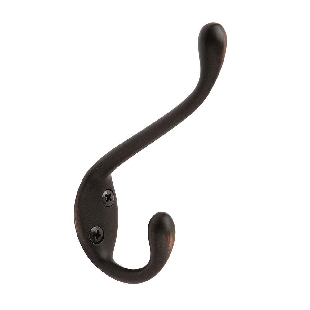 Amerock H55451ORB Large Coat and Hat Hook - Oil-Rubbed Bronze