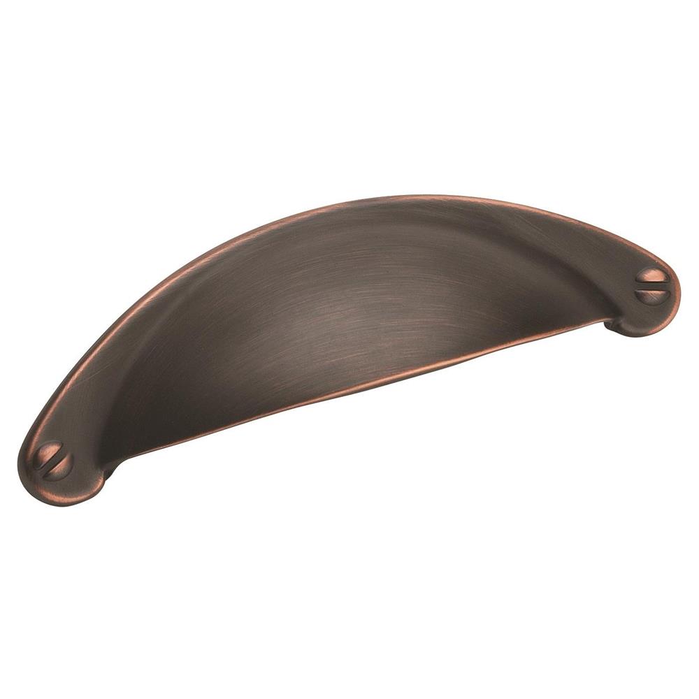 Amerock BP9365ORB Cup Pulls Collection 2-1/2 in (64 mm) Center Cabinet Cup Pull - Oil-Rubbed Bronze