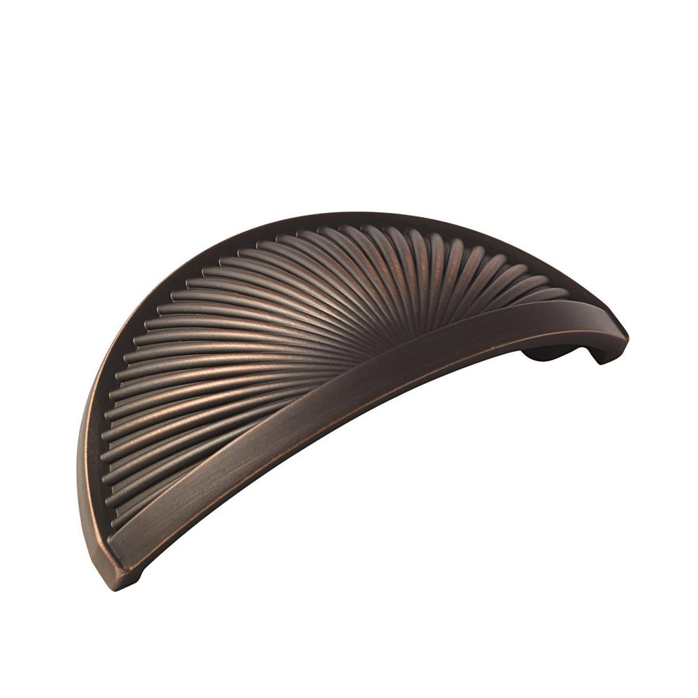 Amerock BP36615ORB Sea Grass Cup Pull in Oil-Rubbed Bronze