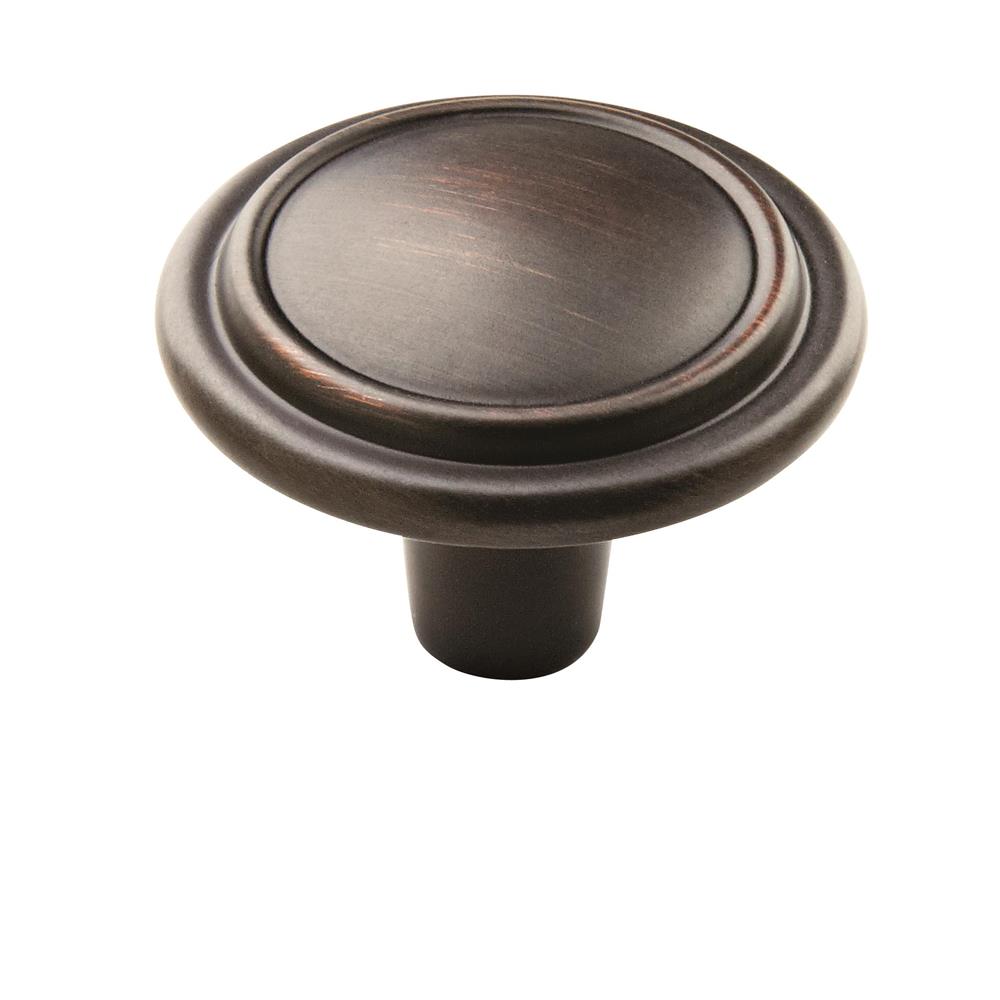 Amerock BP29113ORB Allison Value 1-1/4 in (32 mm) DIA Cabinet Knob - Oil-Rubbed Bronze