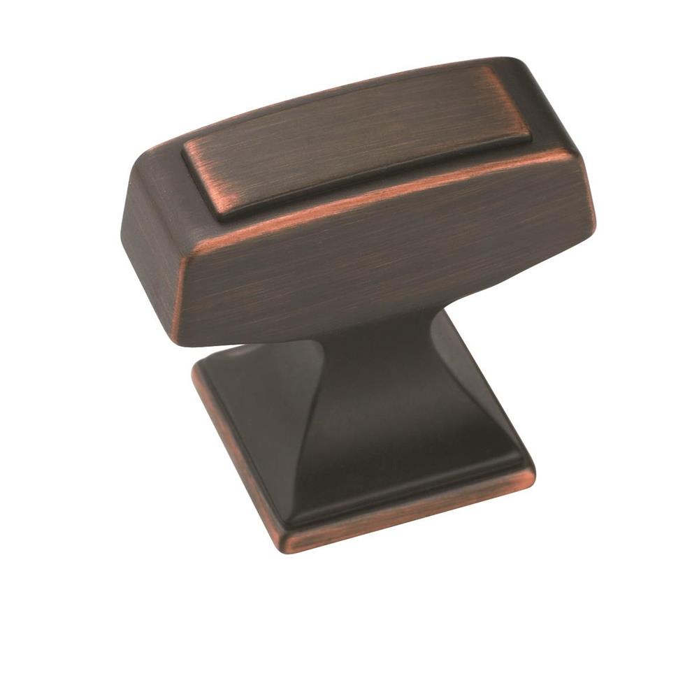 Amerock BP53029ORB Mulholland 1-1/4 in (32 mm) LGTH Cabinet Knob - Oil-Rubbed Bronze