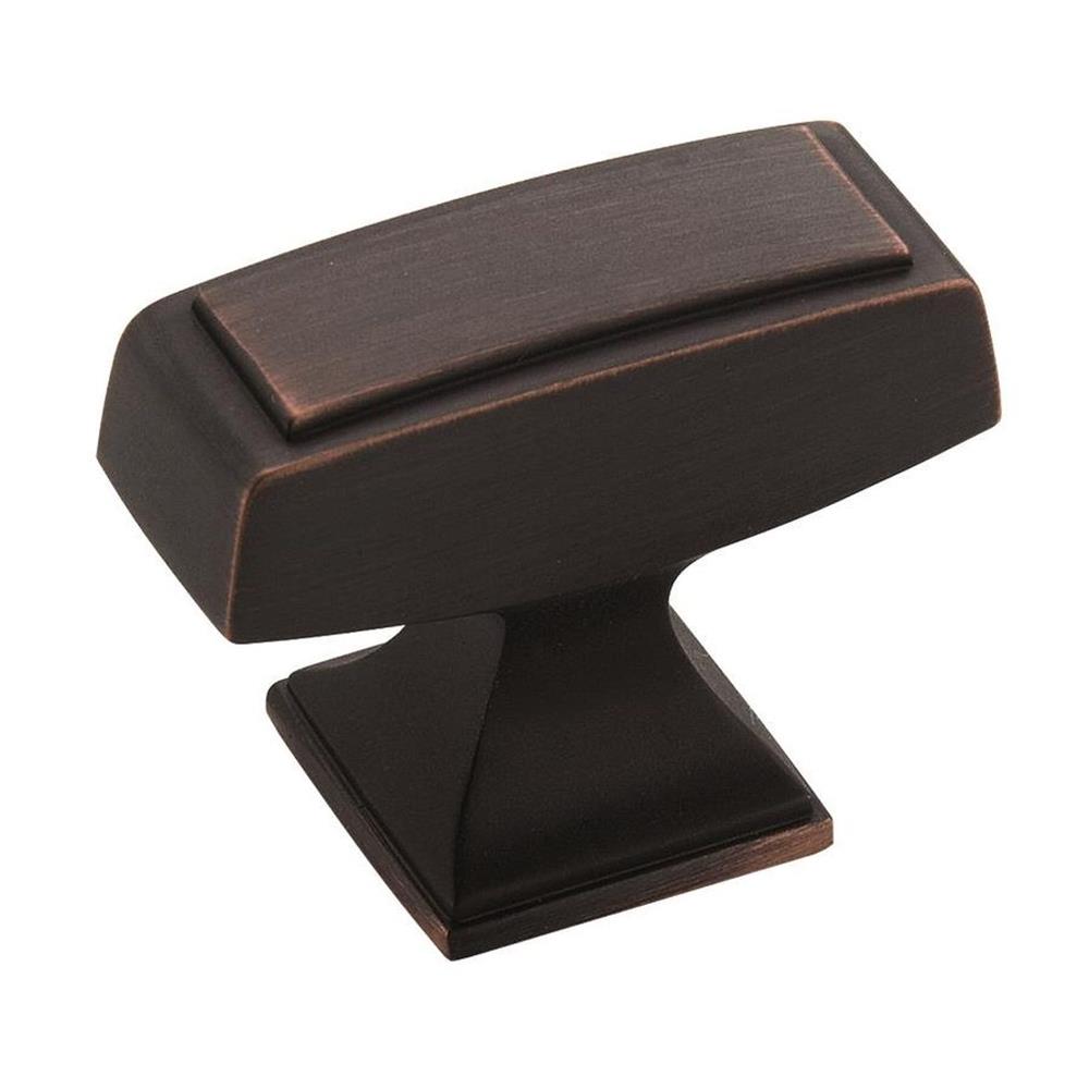Amerock BP535342ORB Mulholland 1-1/2 in (38 mm) LGTH Cabinet Knob - Oil-Rubbed Bronze