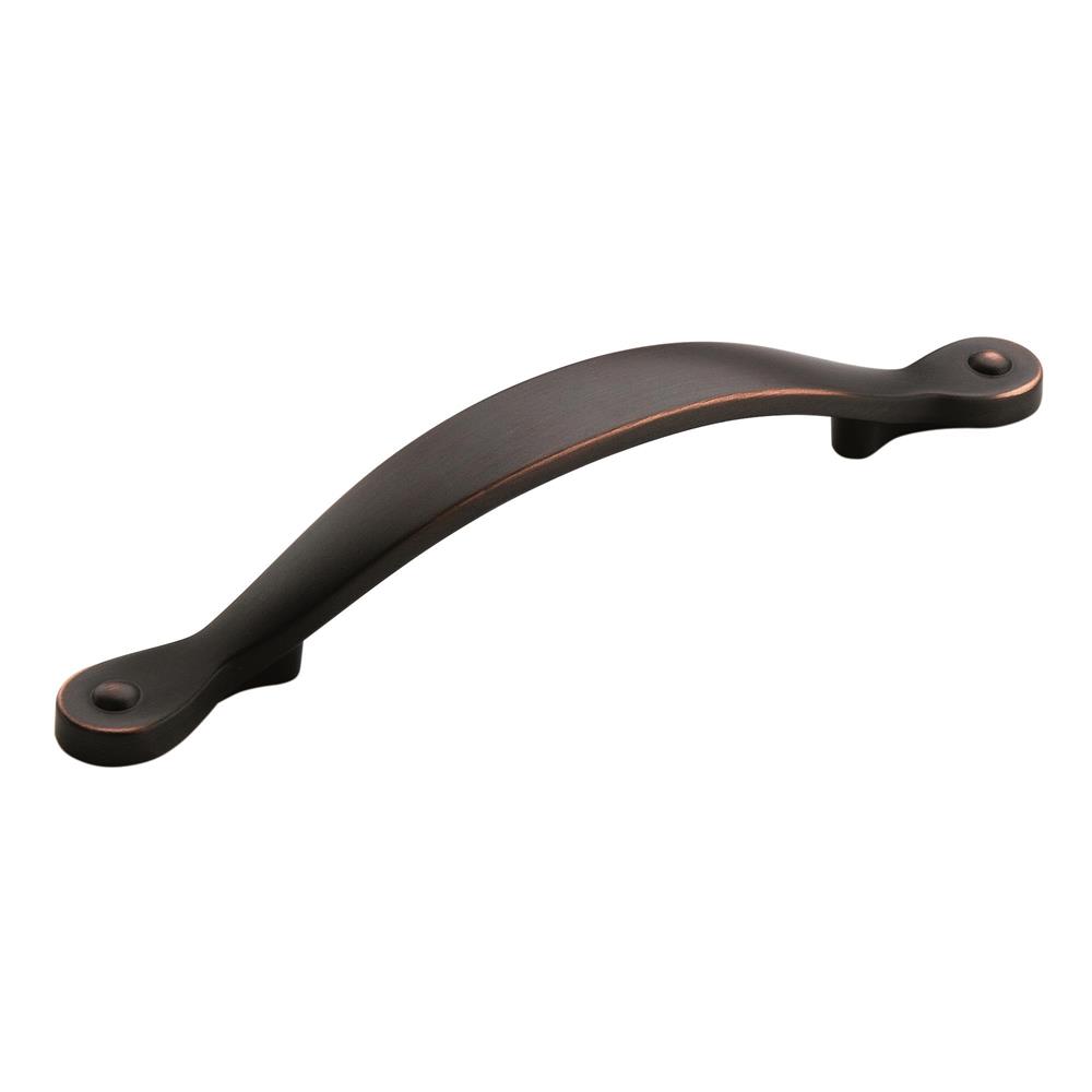 Allison by Amerock BP1587ORB Inspirations 3-3/4 in (96 mm) Center-to-Center Oil-Rubbed Bronze Cabinet Pull