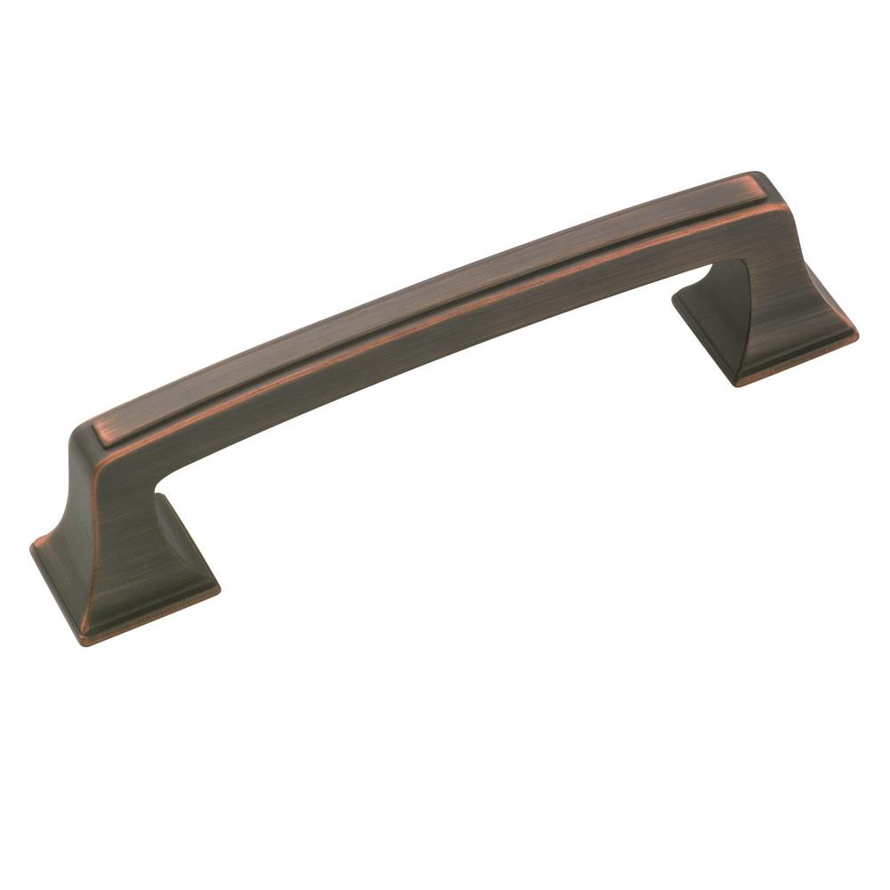 Amerock BP53031ORB Mulholland 3-3/4 in (96 mm) Center Cabinet Pull - Oil-Rubbed Bronze