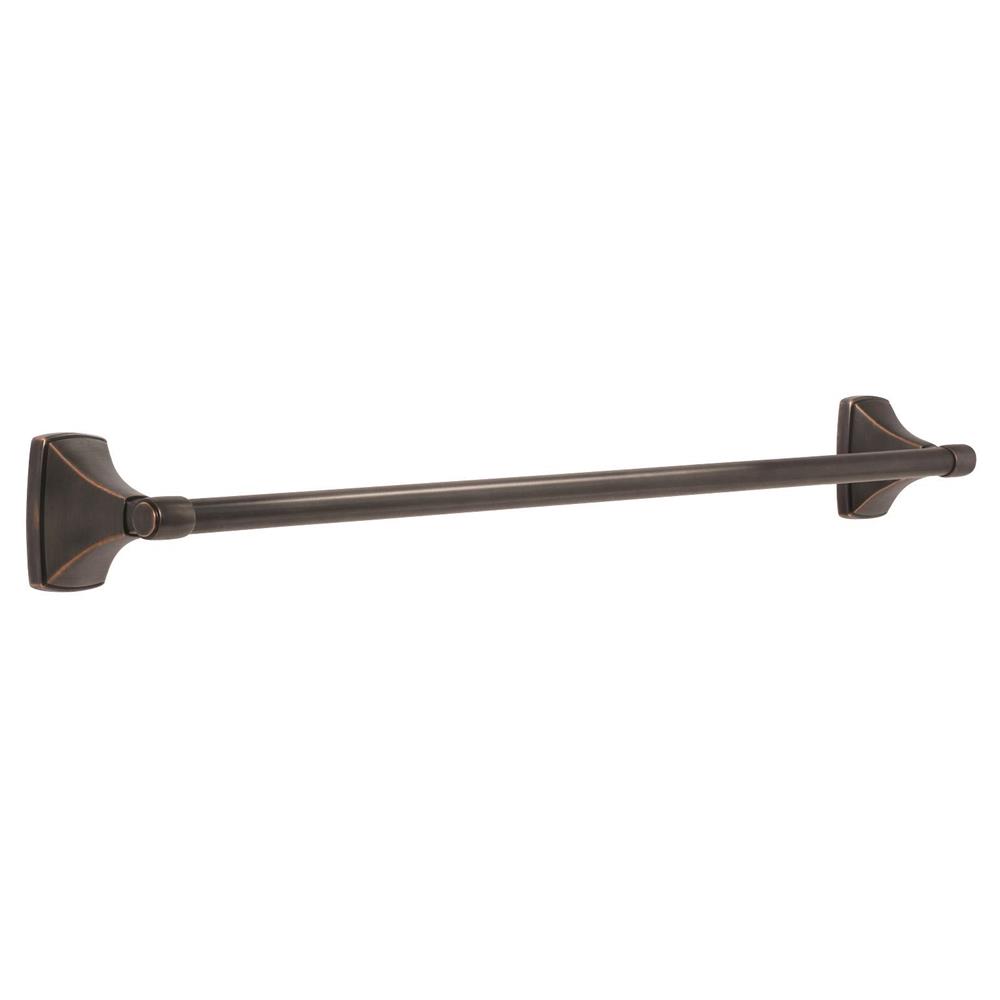 Amerock BH26504ORB Clarendon 24in(610mm) Towel Bar - Oil-Rubbed Bronze