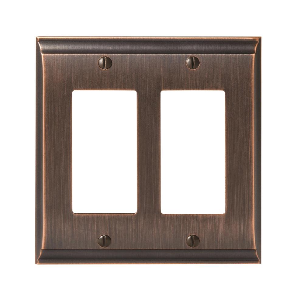 Amerock BP36505ORB Candler Wall Plate in Oil-Rubbed Bronze