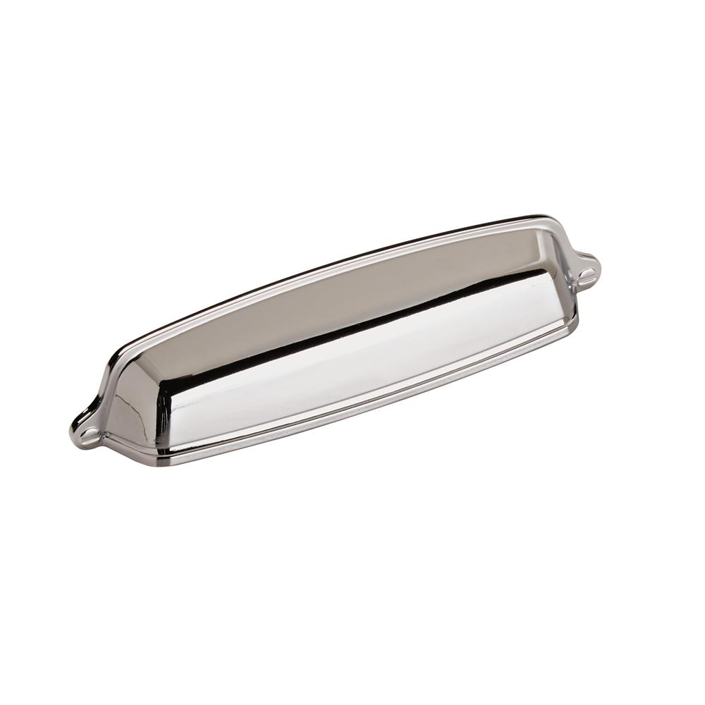 Allison by Amerock BP2243926 Stature 5-1/16 in (128 mm) Center-to-Center Polished Chrome Cabinet Cup Pull